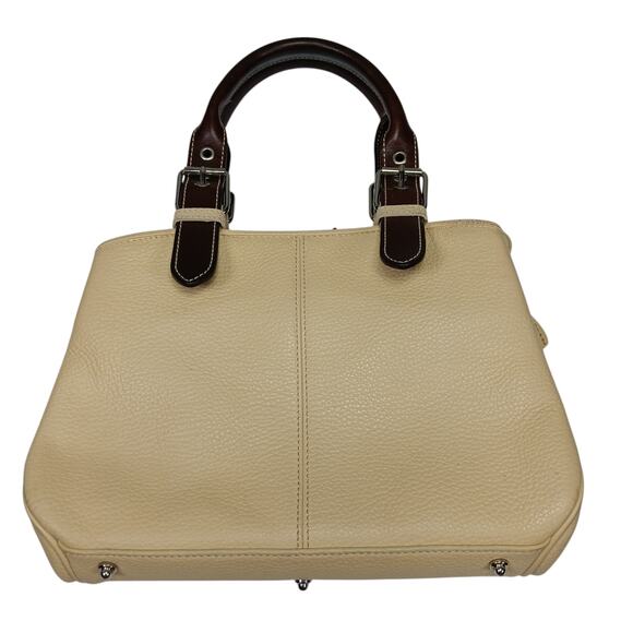 Dooney & Bourke All Weather Leather 2 Purse Beige Pebble...
